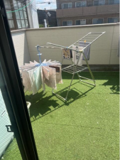 堺市堺区、収益物件/店舗付住宅のバルコニー画像です
