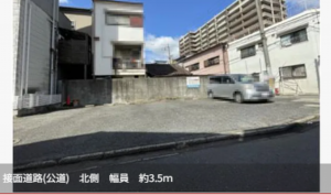堺市堺区南庄町、土地の画像です