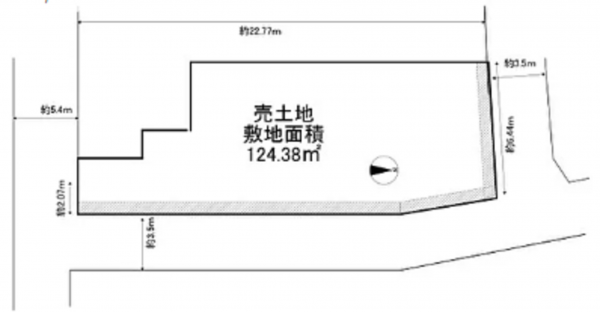 堺市堺区南庄町、土地の画像です