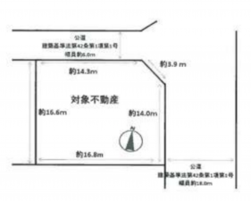 堺市堺区今池町、土地の間取り画像です