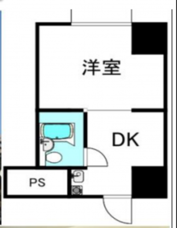 堺市堺区竜神橋町、マンションの間取り画像です