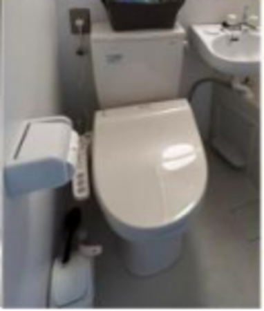 堺市堺区竜神橋町、マンションのトイレ画像です