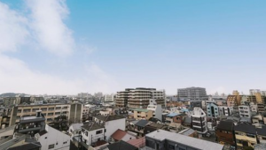 堺市堺区中安井町、マンションのバルコニー画像です