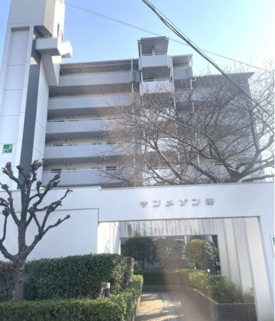 堺市堺区三宝町、マンションの外観画像です