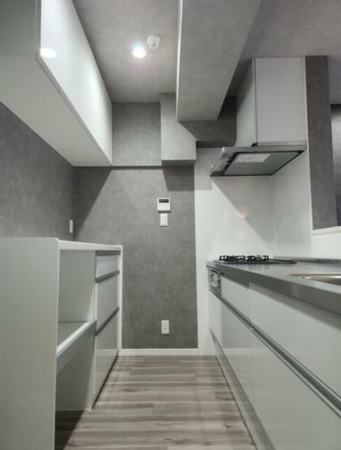 堺市堺区大浜北町、マンションのキッチン画像です