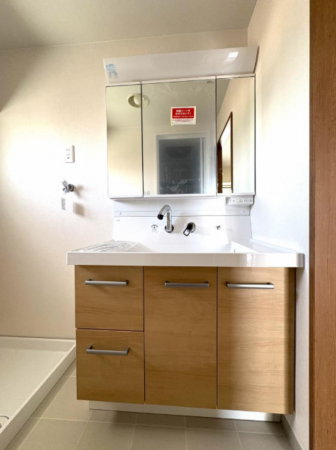 堺市堺区北庄町、マンションの洗面画像です