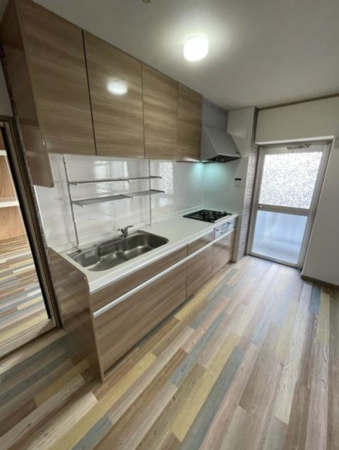 堺市堺区戎之町東、マンションのキッチン画像です