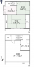 堺市堺区、土地の間取り画像です