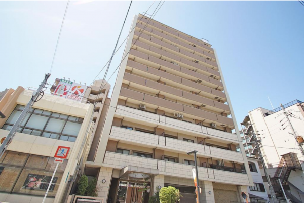 堺市堺区翁橋町、マンションの外観画像です