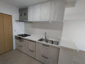 堺市堺区田出井町、マンションのキッチン画像です