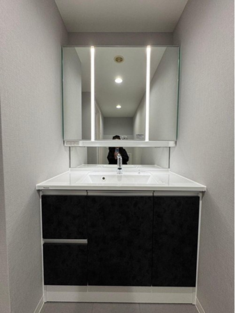 堺市堺区田出井町、マンションの洗面画像です