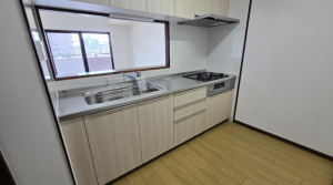 堺市堺区大浜北町、マンションのキッチン画像です