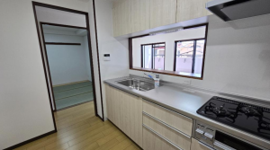 堺市堺区大浜北町、マンションのキッチン画像です