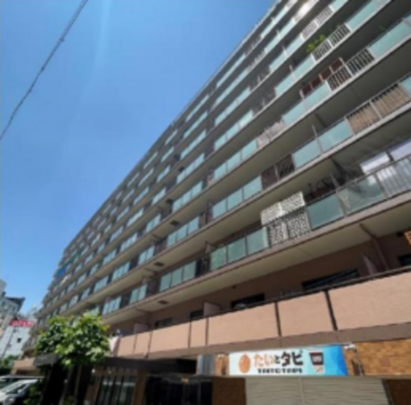 堺市堺区翁橋町、マンションの外観画像です