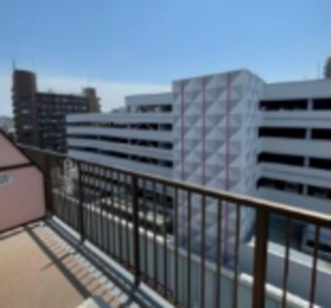 堺市堺区翁橋町、マンションのバルコニー画像です