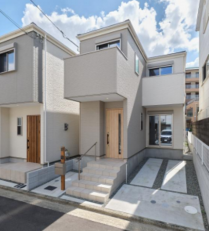 堺市堺区七条通、新築一戸建ての外観画像です