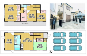 堺市堺区北旅籠町西、中古一戸建ての間取り画像です