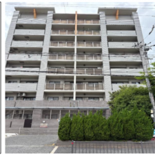 堺市堺区北庄町、マンションの外観画像です