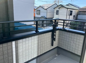 堺市堺区、新築一戸建てのバルコニー画像です