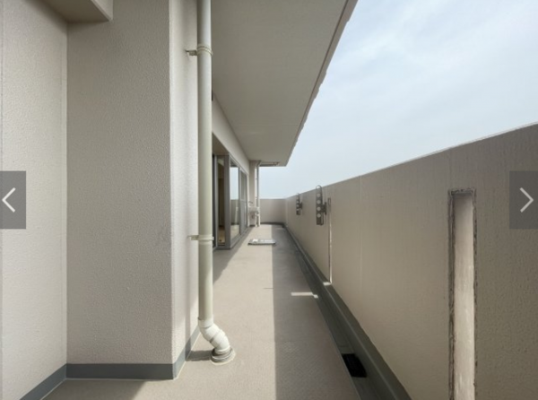 堺市堺区向陵西町、マンションのバルコニー画像です