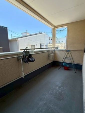 堺市堺区砂道町、中古一戸建てのバルコニー画像です