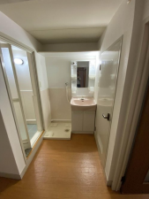 堺市堺区、マンションの洗面画像です