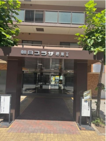 堺市堺区翁橋町、マンションの外観画像です