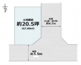堺市堺区石津町、土地の画像です
