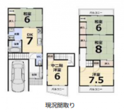 堺市堺区石津町、土地の間取り画像です
