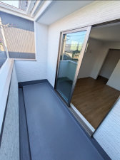 堺市堺区老松町、新築一戸建てのバルコニー画像です