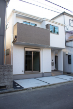 堺市堺区老松町、新築一戸建ての外観画像です