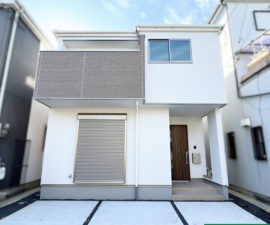 堺市堺区老松町、新築一戸建ての外観画像です