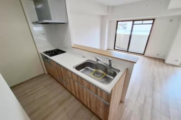 堺市堺区山本町、マンションのキッチン画像です