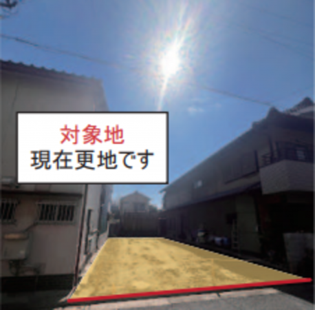 堺市堺区四条通、土地の間取り画像です