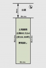 堺市堺区緑町、土地の間取り画像です