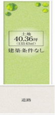 堺市堺区栄橋町、土地の間取り画像です