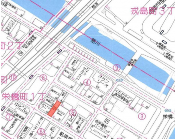 堺市堺区栄橋町、土地の画像です