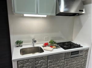 堺市堺区北安井町、マンションのキッチン画像です