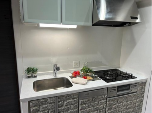 堺市堺区北安井町、マンションのキッチン画像です