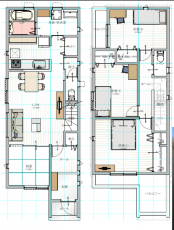 堺市堺区神保通、中古一戸建ての間取り画像です