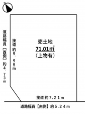 堺市堺区桜之町東、土地の間取り画像です