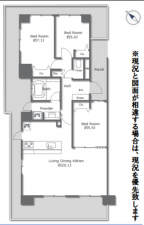 堺市堺区中安井町、マンションの間取り画像です