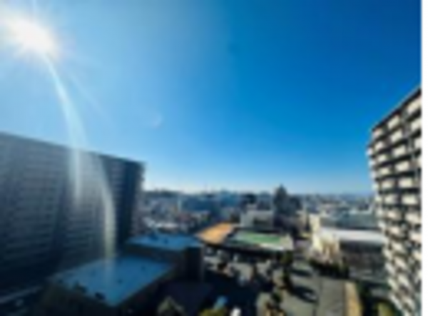 堺市堺区中安井町、マンションのバルコニー画像です