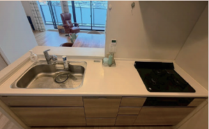 堺市堺区、マンションのキッチン画像です