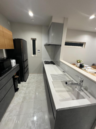 堺市堺区出島町、中古一戸建てのキッチン画像です