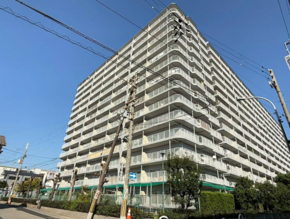 堺市堺区大浜北町、マンションの外観画像です