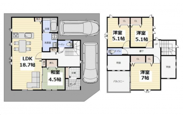 堺市堺区山本町、土地の間取り画像です