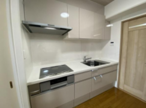 堺市堺区車之町西、マンションのキッチン画像です