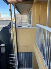 堺市堺区、マンションのバルコニー画像です