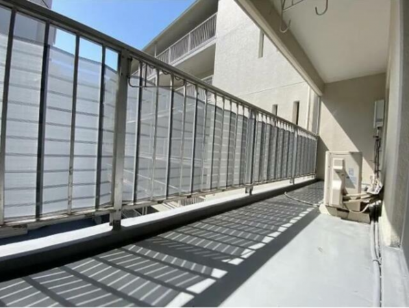 堺市堺区大仙中町、マンションのバルコニー画像です